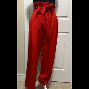 High Waisted Pencil Trousers